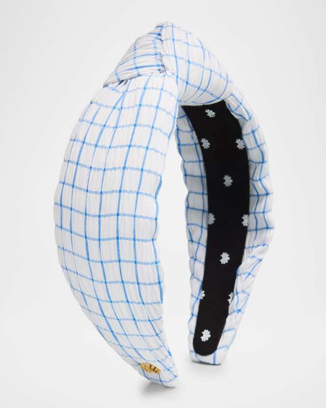 Knotted Seersucker Headband